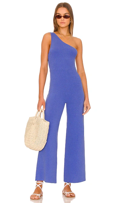 Shop Free People Waverly Jumpsuit In Blue