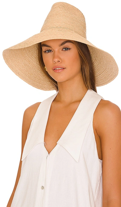 Janessa Leone Crochet Bucket Hat In Nude