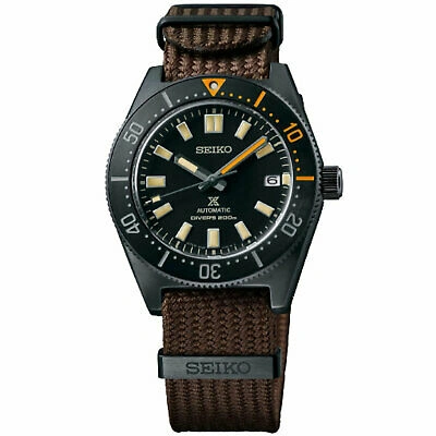 Pre-owned Seiko Prospex Spb253j1 Black Series Limited Edition 1965 Reissue Automatic Watch