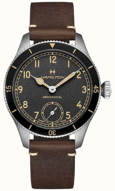 Pre-owned Hamilton Khaki Aviation Pioneer Mechanical 50 Hour Sub Second 43mm H76719530