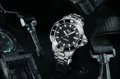 Pre-owned Ball Ø 42mm Engineer Hydrocarbon Deepquest Ceramic Dm3002a-s3cj-bk Cosc, Black