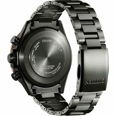Pre-owned Citizen Cc4016-67e [attesa Eco-drive Gps Act Black Titanium Series]