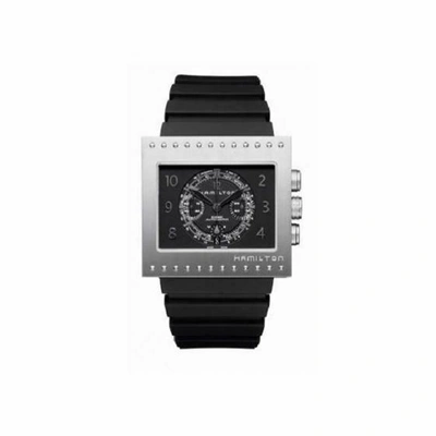 Pre-owned Hamilton Khaki Action Code Breaker Auto Chrono Men's Watch H79616333 $2145