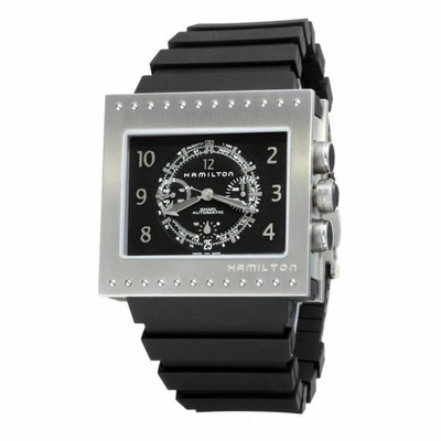 Pre-owned Hamilton Khaki Action Code Breaker Auto Chrono Men's Watch H79616333 $2145