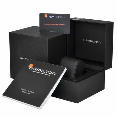 Pre-owned Hamilton Khaki Action Code Breaker Auto Chrono Men's Watch H79616333 $2145