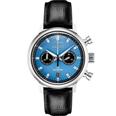 Pre-owned Seiko Prospex Chronograph Steel Bracelet Limited Edition Watch Srq039