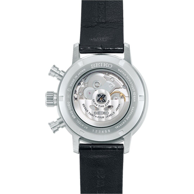Pre-owned Seiko Prospex Chronograph Steel Bracelet Limited Edition Watch Srq039