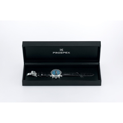 Pre-owned Seiko Prospex Chronograph Steel Bracelet Limited Edition Watch Srq039