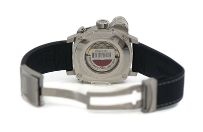 Pre-owned Oris Bc4 Flight Timer Chronograph Stainless Steel Watch 7615