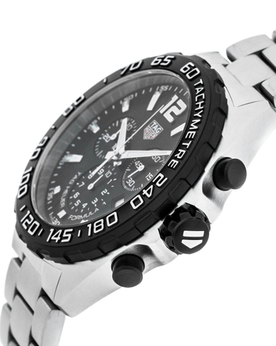 Pre-owned Tag Heuer Formula 1 Chronograph Black Dial 43mm Men's Watch Caz1010.ba0842