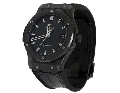 Pre-owned Hublot Mens  Classic Fusion 511.cm.1171.rx 45mm Black Ceramic Automatic Watch