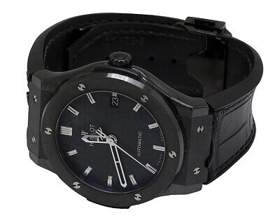 Pre-owned Hublot Mens  Classic Fusion 511.cm.1171.rx 45mm Black Ceramic Automatic Watch