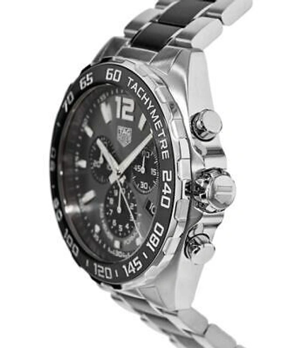 Pre-owned Tag Heuer Formula 1 Quartz Chronograph Grey Men's Watch Caz1011.ba0843