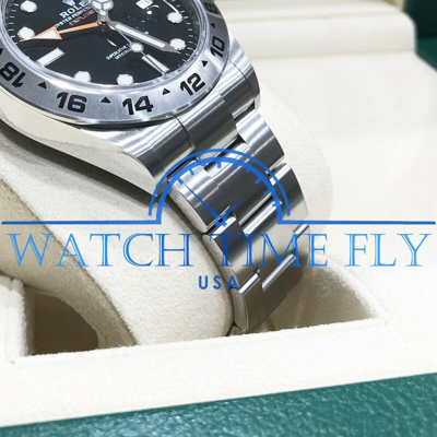 Pre-owned Rolex 226570 Oyster Perpetual Explorer Ii Watch Black Dial Oyster Bracelet 42mm