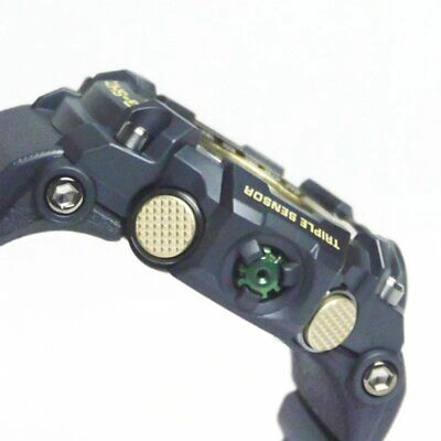 Pre-owned G-shock Casio  Gwg1000gb-1a Mudmaster Multiband 6 Solar Triple Sensor Gold