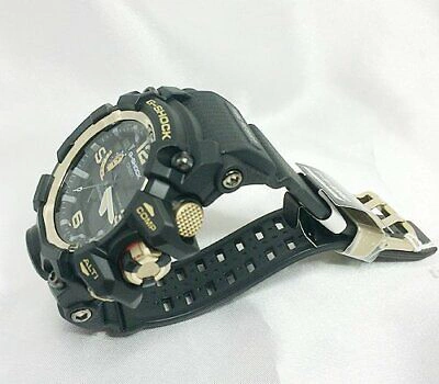 Pre-owned G-shock Casio  Gwg1000gb-1a Mudmaster Multiband 6 Solar Triple Sensor Gold
