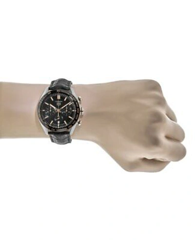 Pre-owned Tag Heuer Carrera Chronograph Black Dial Men's Watch Cbn2a5a.fc6481