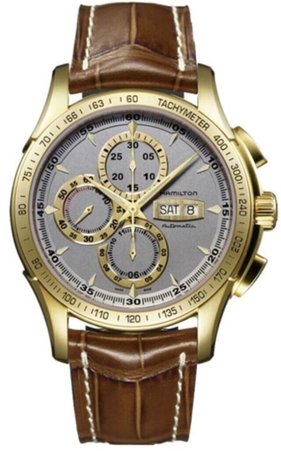 Pre-owned Hamilton Jazzmaster Lord Automatic Chronograph Men's Watch H32836551