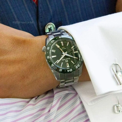 Pre-owned Grand Seiko Sport Collection Sbge257 Spring Drive Gmt Ceramics Bezel 9r66 Watch