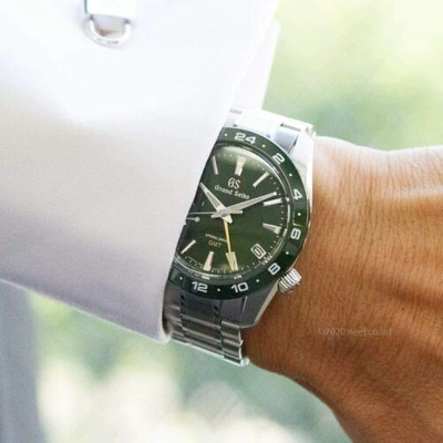 Pre-owned Grand Seiko Sport Collection Sbge257 Spring Drive Gmt Ceramics Bezel 9r66 Watch