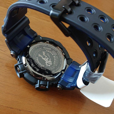 Pre-owned Casio G-shock Gwf-d1000b-1jf Master Of Frogman Multi Band 6 Men's Watch