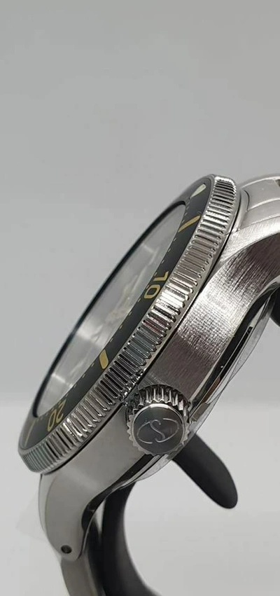 Pre-owned Orient Star Re-au0307e Diver 200m Green Sapphire Crystal Extra Strap Japan Made