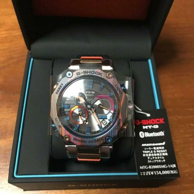 Pre-owned Casio G-shock Mt-g Mtg-b2000xmg-1ajr Multi-color Rainbow Mountain Limited