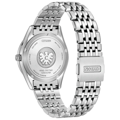 Pre-owned Citizen Aq4100-57l [high Precision Eco Drive Year Difference ±5 Second]
