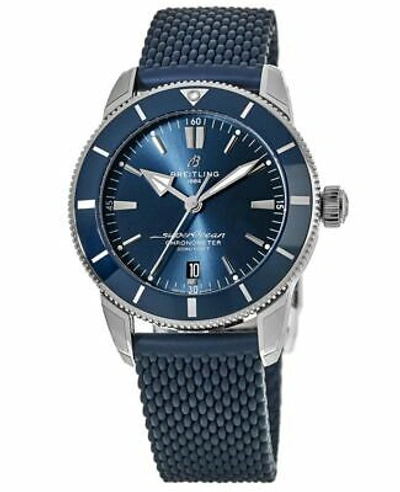 Pre-owned Breitling Superocean Heritage Automatic 44 Blue Men's Watch Ab2030161c1s1