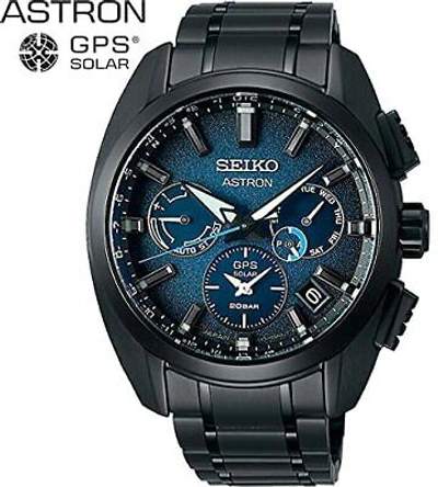 Pre-owned Seiko 2021  Astron Gps Solar Global Line Sports 5x Ti Sbxc105 Limited Men's Watch