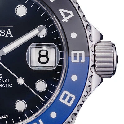Pre-owned Davosa Swiss Ternos Batman Professional Tt Gmt 16157145 Automatic Men's Watch