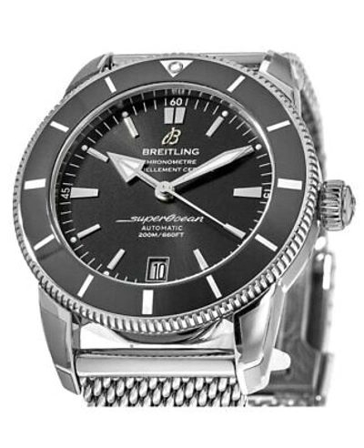 Pre-owned Breitling Superocean Heritage Automatic 42 Black Men's Watch Ab2010121b1a1