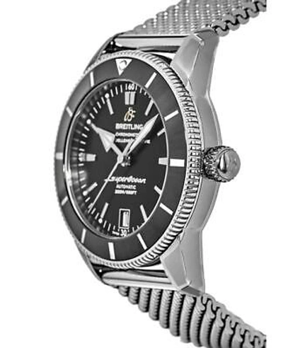 Pre-owned Breitling Superocean Heritage Automatic 42 Black Men's Watch Ab2010121b1a1