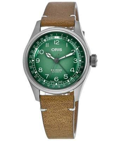 Pre-owned Oris Big Crown Pointer Date Cervo Volante Men's Watch 01 754 7779 4067-set