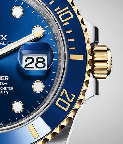 Pre-owned Rolex Submariner, Bluesy, 41mm, Blue Dial, Ref 126613lb Unworn Complete 2024