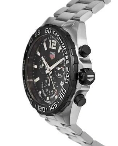 Pre-owned Tag Heuer Formula 1 Quartz Chronograph Black Men's Watch Caz1010.ba0842