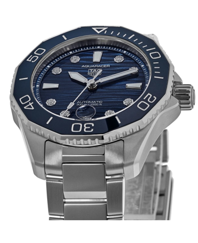 Pre-owned Tag Heuer Aquaracer Professional 300 Blue Women's Watch Wbp231b.ba0618