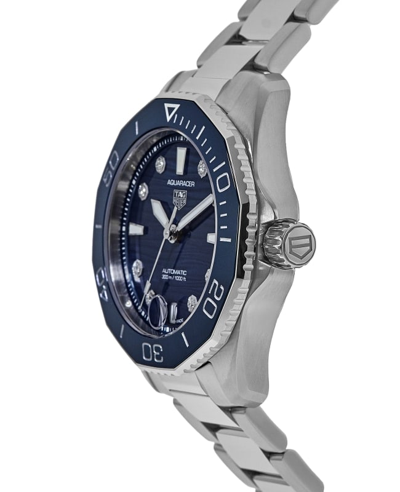 Pre-owned Tag Heuer Aquaracer Professional 300 Blue Women's Watch Wbp231b.ba0618