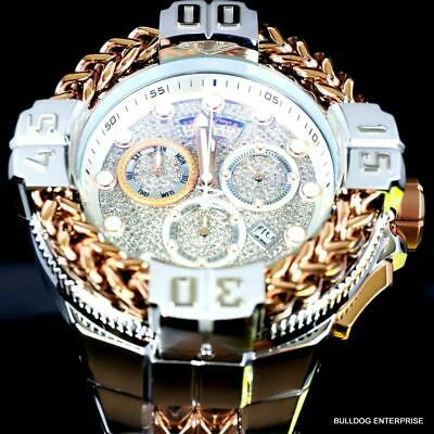Pre-owned Invicta Reserve Gladiator Spartacus 1.63 Ctw Diamond 2 Tone Steel 60mm Watch