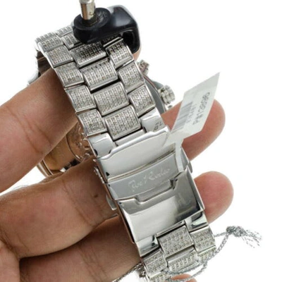 Pre-owned Joe Rodeo Men's Diamond Watch  Junior Jju36 19.25 Ct Fully Loaded Dial In White