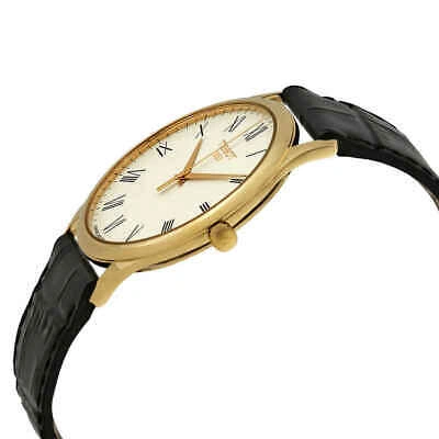 Pre-owned Tissot Excellence Silver Dial 18kt Yellow Gold Men's Watch T926.410.16.013.00