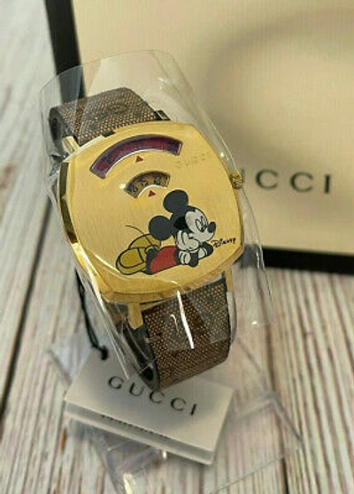 Pre-owned Disney Gucci Ya157420 X Gucci Grip Watch, 35mm | ModeSens