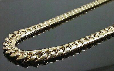 Pre-owned Miami Real 10k Gold  Cuban Chain 7mm 26 Inch Necklace Box Clasp Real 10kt Gold