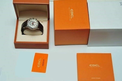 Pre-owned Ebel 1911 Tekton 1215935 Automatic Chronograph Diamond Watch $19950.00 Retail