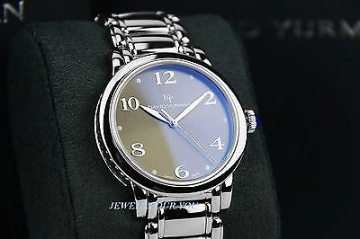 Pre-owned David Yurman Stainless Steel & Sterling Silver Watch Boxed $2600 Swiss Made