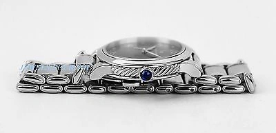 Pre-owned David Yurman Stainless Steel & Sterling Silver Watch Boxed $2600 Swiss Made
