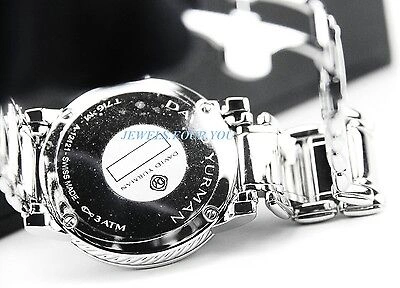 Pre-owned David Yurman Stainless Steel & Sterling Silver Watch Boxed $2600 Swiss Made