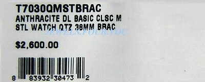 Pre-owned David Yurman Stainless Steel & Sterling Silver Watch Boxed $2600 Swiss Made