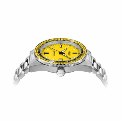 Pre-owned Jenny Je122001004 Men's Caribbean H.r.v. Yellow Swiss Automatic Watch