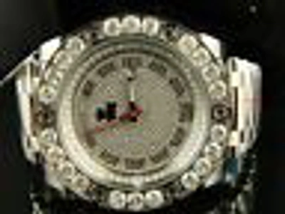 Pre-owned Aqua Master Jojo Joe Rodeo Magnum Diamond Watch 10.9 Ct In Gray